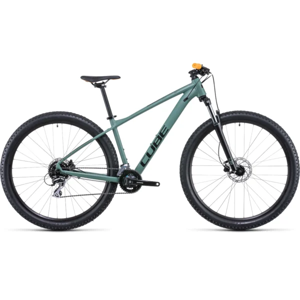 Cube Aim Pro Hardtail Mountain Bike in Olive