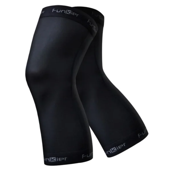 Funkier Verin KW-01 Summer Knee Warmers In BLACK