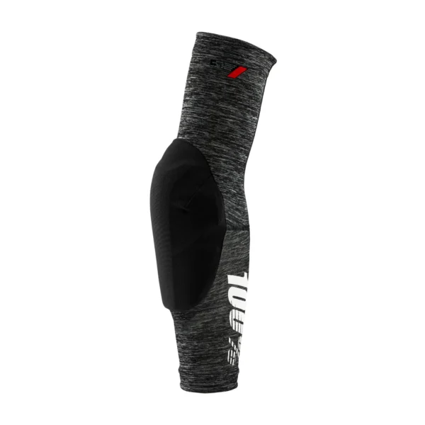 100% Teratec Elbow Guards in Grey Heather/Black