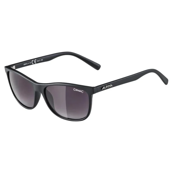 Alpina Jaida Black Gradient Lens Sunglasses in Black