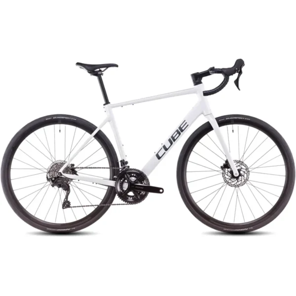 Cube Attain SLX Road Race Bike in Cotton/Greyv