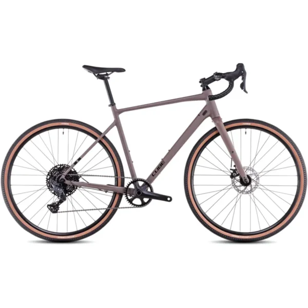 Cube Nuroad One Gravel Bike in Cedar/Black