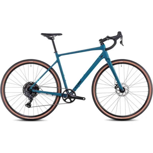 Cube Nuroad One Gravel Bike in Poseidon Green/Black