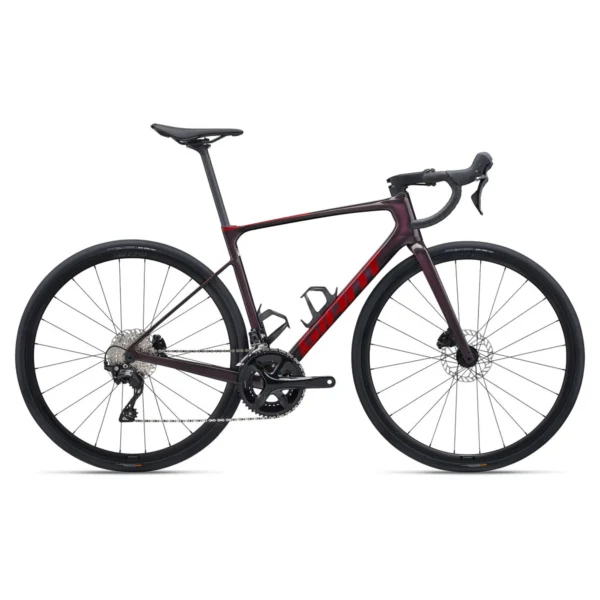 Giant Defy Advanced 2 Road Bike in Tiger Red