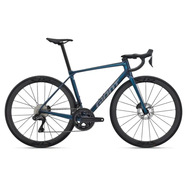 2025 Giant TCR Advanced Pro 0-Di2 Road Bike In Gloss Ocean Twilight/Lightning