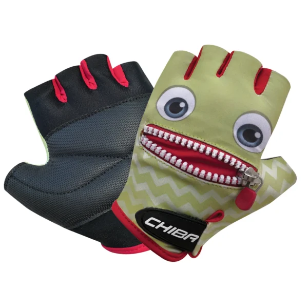 Chiba Cool Smile Kids-Line Mitts In GREEN