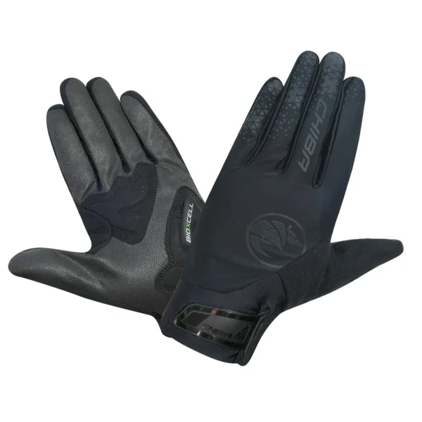 Chiba Bio-X-Cell Summer Touring Gloves In BLACK