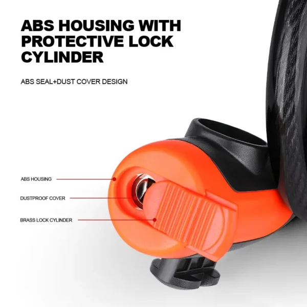 Bike Cable Lock with Mounting Bracket 2