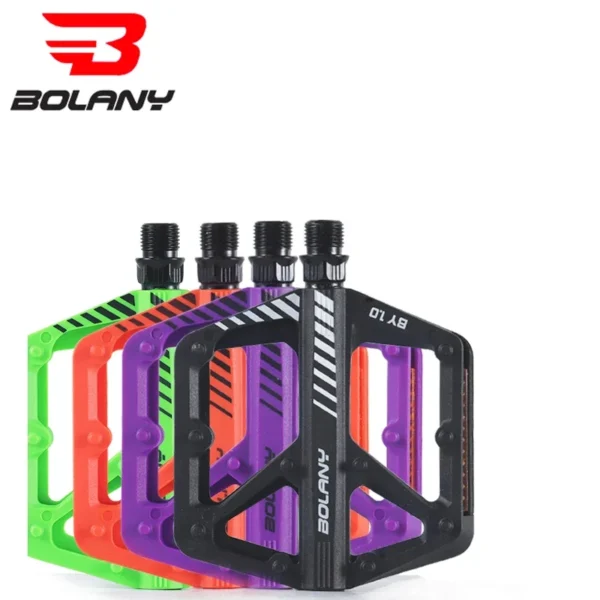 Nylon Pedals, Double DU Bearing, Anti-slip, Mountain Bike 1
