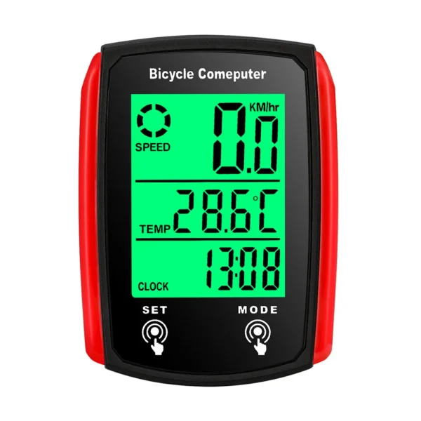 Wired Cycling Computer, Speedometer, Bike Speed Odometer, With Backlight 2