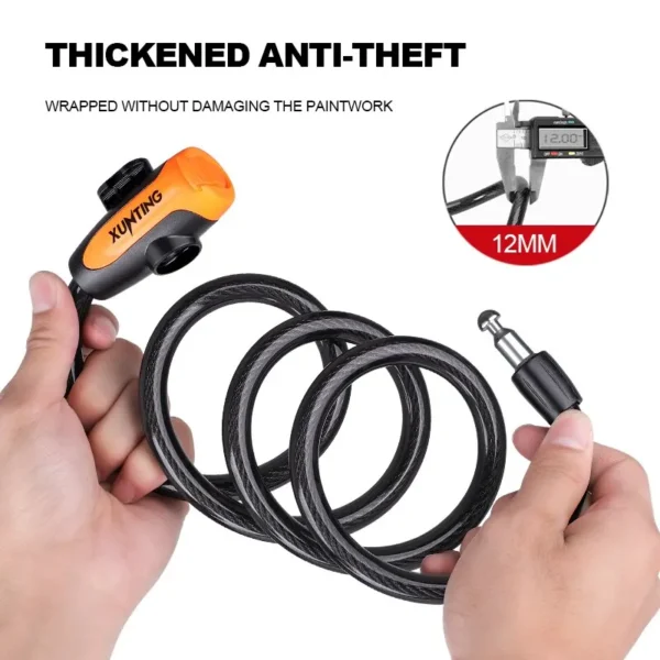 Bike Cable Lock with Mounting Bracket 4