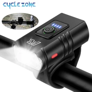 LED Bicycle Front Light, Type-C Rechargeable 1