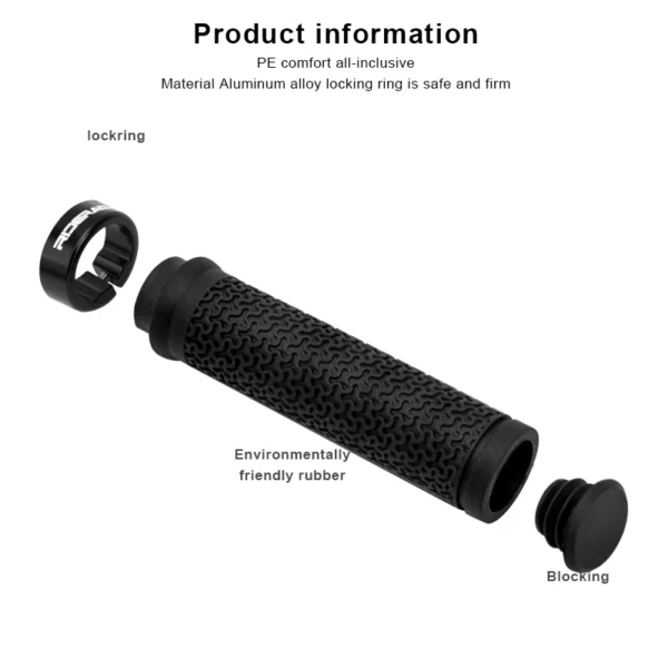 Handle Bar Grips, MTB Mountain Bike, Soft, Single-sided 5
