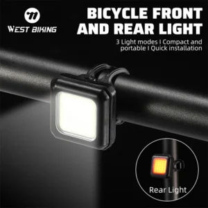 Bike Light Front Rear, Type-C Charge 1