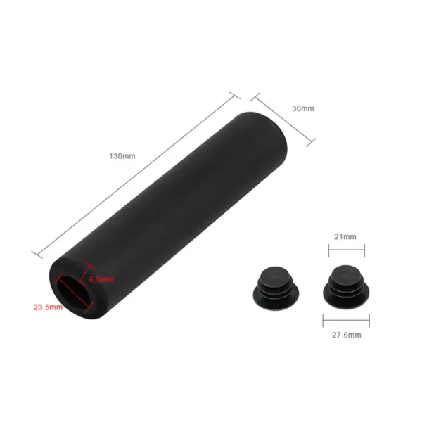 Soft Handlebar Grips Cover, Anti-slip, Sponge Rubber 6