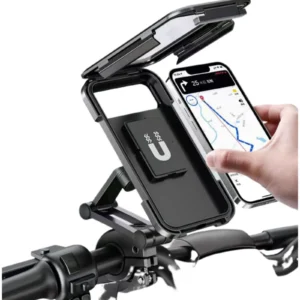 Adjustable, Retractable Bike Phone Holder, 360° Rotating ,Waterproof 1