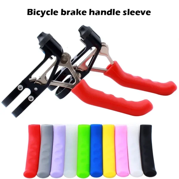 Bicycle Brake Handle Cover Sleeve, Silicone MTB Grips 2