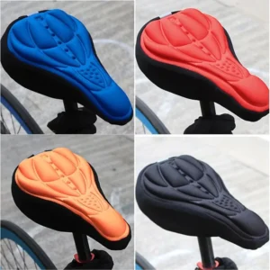Bike Seat Cover, Silicone, 3D Gel Saddle Pad 1