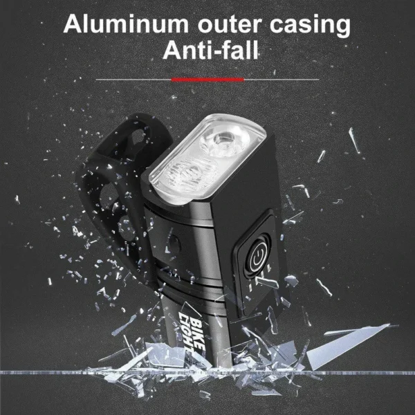 MTB Bike Front Lights, USB, LED, Rechargeable, Waterproof 6