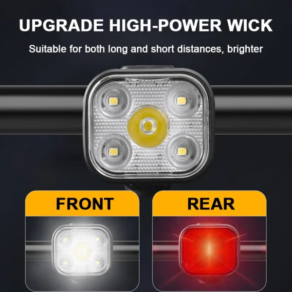 Bright Lamp, Front and Rear, USB Rechargeable 2