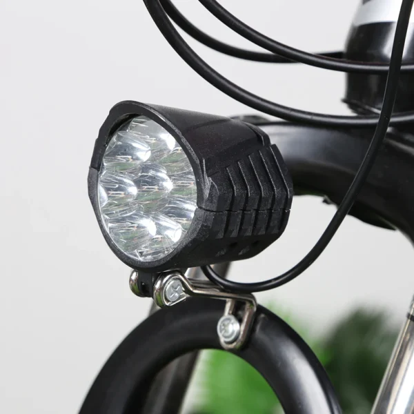 36/48/60V Electric Bicycle Light with Horn 18W 9 LED 2