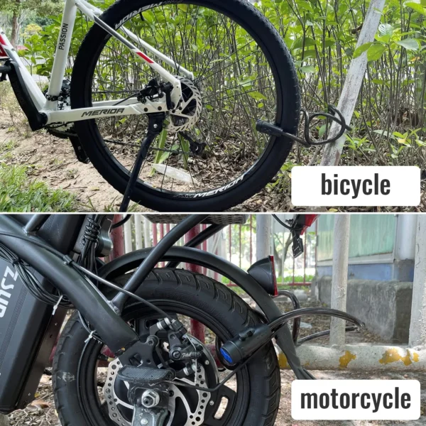 Anti-Theft Bike Lock with 2 Keys 6