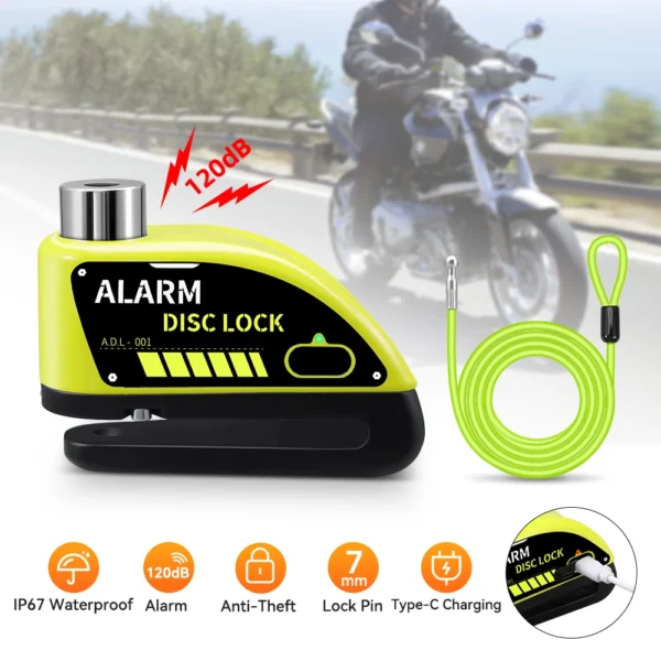 Alarm Disc Brake Lock 1