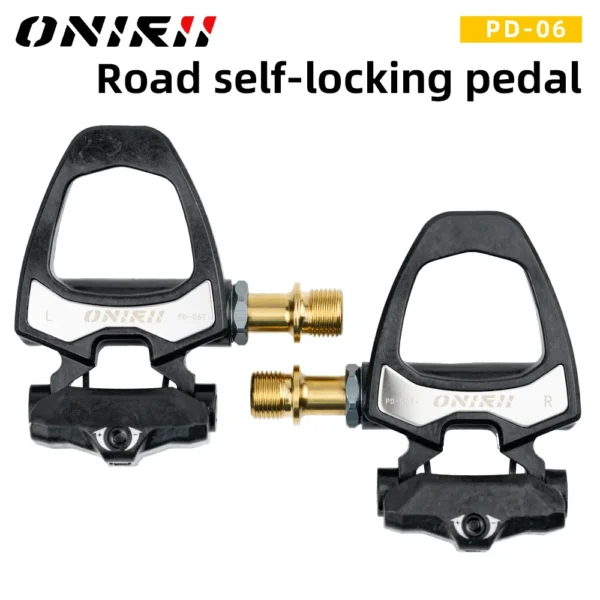 Road Bike Carbon Lock Pedals 1