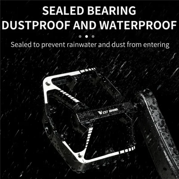 Bicycle Pedals, Sealed DU Bearing, Nonslip 6