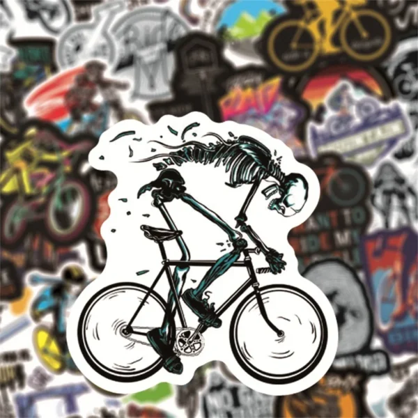 50 Pcs Mountain Bike Stickers, Waterproof 1