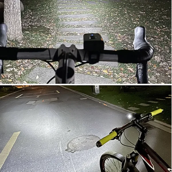 LED Bicycle Front Light, Type-C Rechargeable 6