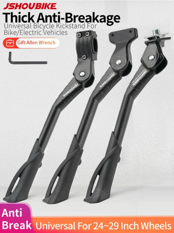 Adjustable Bicycle Kickstand, Aluminium Alloy 1
