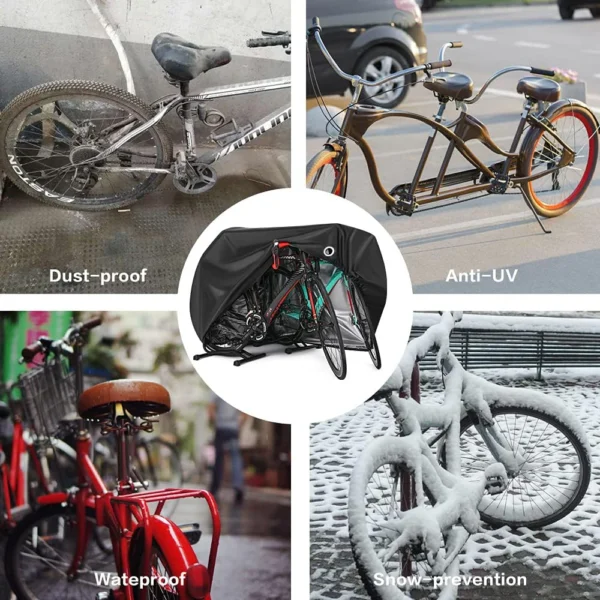 Bike Cover For 2 Bikes, Outdoor, Waterproof 6