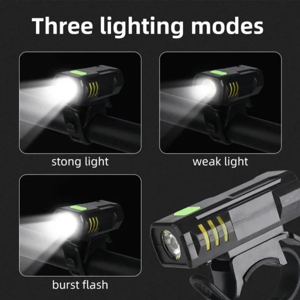Bicycle Bike USB Rechargeable LED Light 2