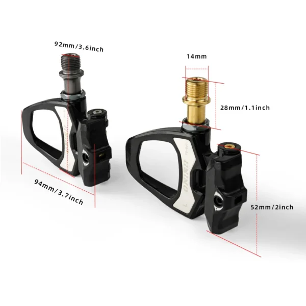 Road Bike Carbon Lock Pedals 2