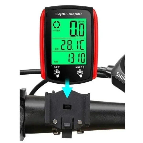 Wired Bike Computer, Speedometer, Odometer,Touchscreen 5