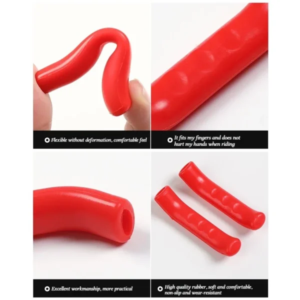 Bicycle Brake Handle Cover Sleeve, Silicone MTB Grips 4