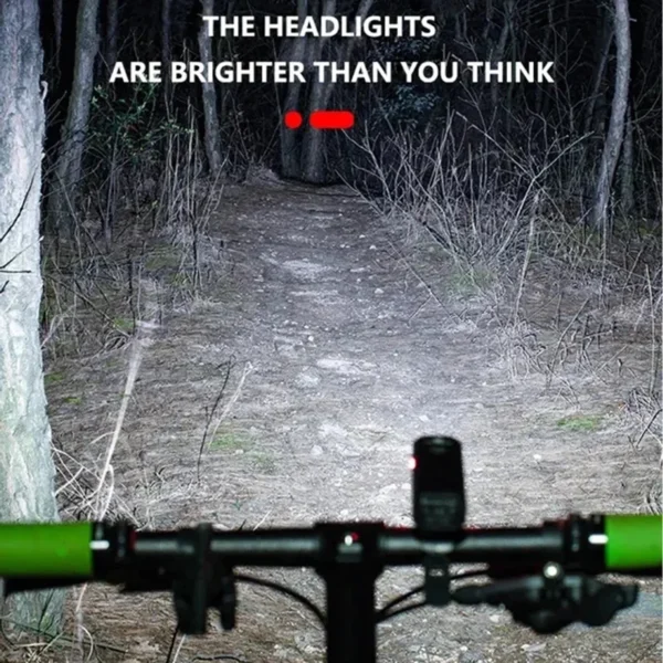 1200LM, T6 LED Bicycle Headlight, 6 Modes 2