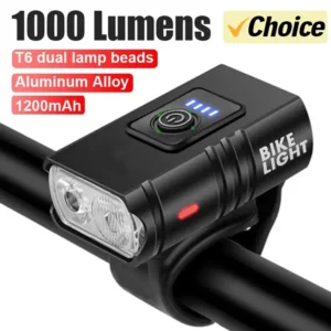 MTB Bike Front Lights, USB, LED, Rechargeable, Waterproof 1
