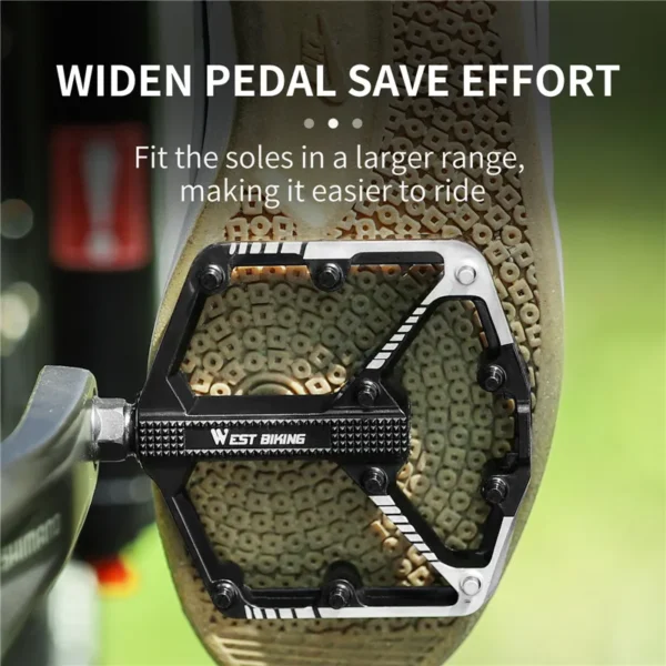 Bicycle Pedals, Sealed DU Bearing, Nonslip 3
