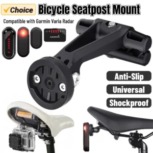 Bicycle Saddle, Rail Rear Light , Bracket Seat-post Mount 1