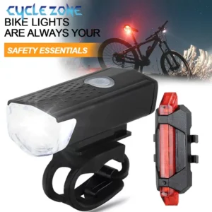 Bike Light Set, USB Rechargeable 1