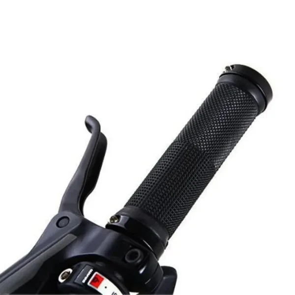 Bicycle Rubber Grips ,Alloy Lock, Non-Slip Rubber 3