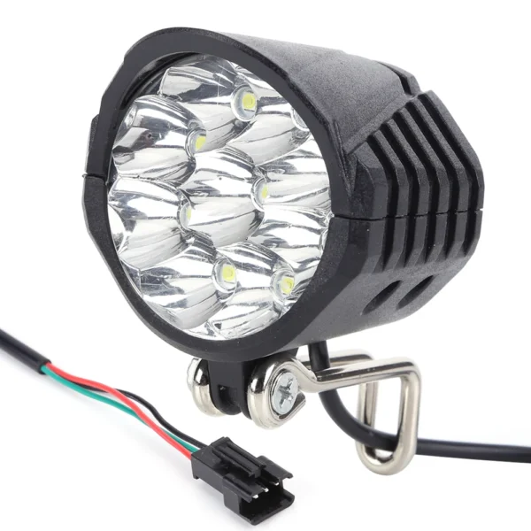 36/48/60V Electric Bicycle Light with Horn 18W 9 LED 5