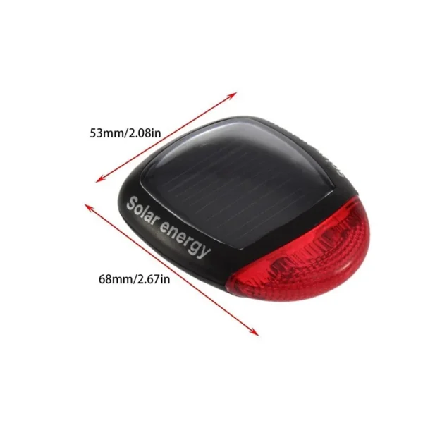 2 LED Taillight, Solar Energy 4
