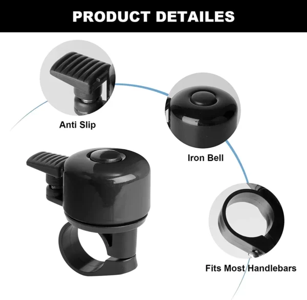 Bicycle Bell, Alloy, Mountain Road Bike 5
