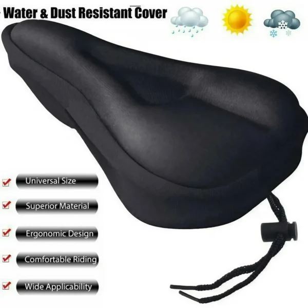 Bike Seat Cover, Gel Soft Pad 5