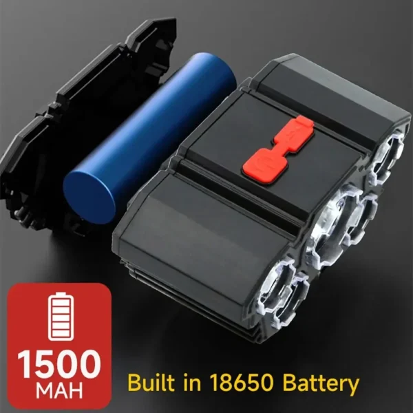 5 LED Flashlight, Rechargeable 5