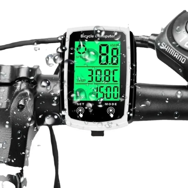 Wired Bike Computer, Speedometer, Odometer,Touchscreen 1