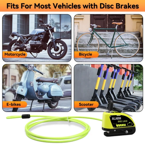 Alarm Disc Brake Lock 5